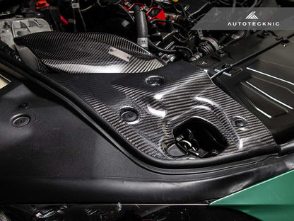 AutoTecknic Dry Carbon Fiber Engine Bay Trim - A90 Supra-Exterior-Silicon Valley Bimmer