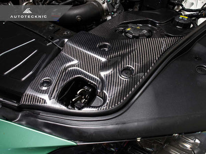 AutoTecknic Dry Carbon Fiber Engine Bay Trim - A90 Supra-Exterior-Silicon Valley Bimmer