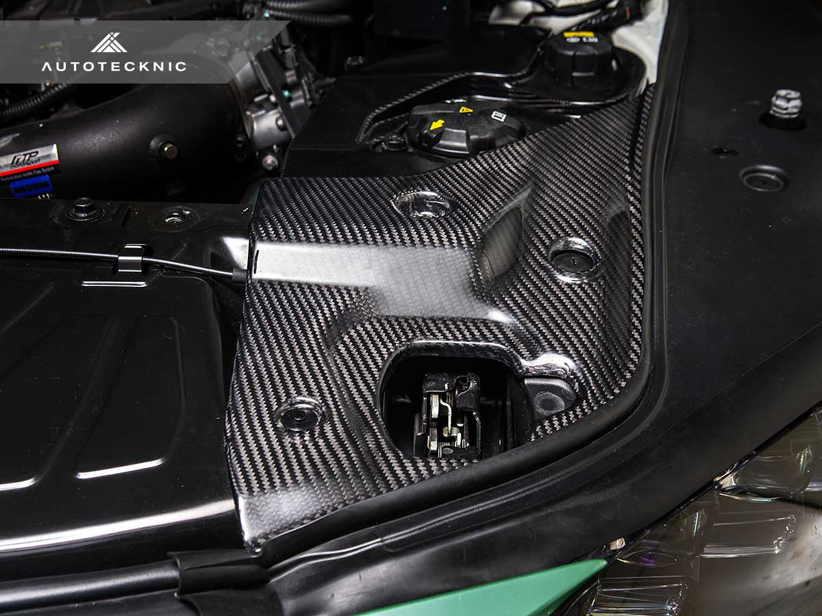 AutoTecknic Dry Carbon Fiber Engine Bay Trim - A90 Supra-Exterior-Silicon Valley Bimmer
