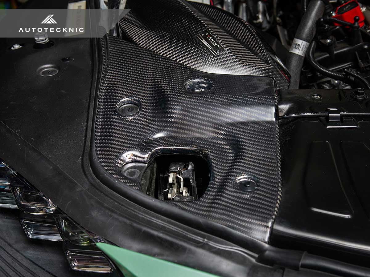 AutoTecknic Dry Carbon Fiber Engine Bay Trim - A90 Supra-Exterior-Silicon Valley Bimmer