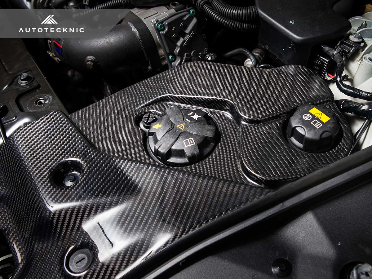 AutoTecknic Dry Carbon Fiber Engine Bay Trim - A90 Supra-Exterior-Silicon Valley Bimmer