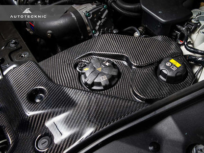 AutoTecknic Dry Carbon Fiber Engine Bay Trim - A90 Supra-Exterior-Silicon Valley Bimmer