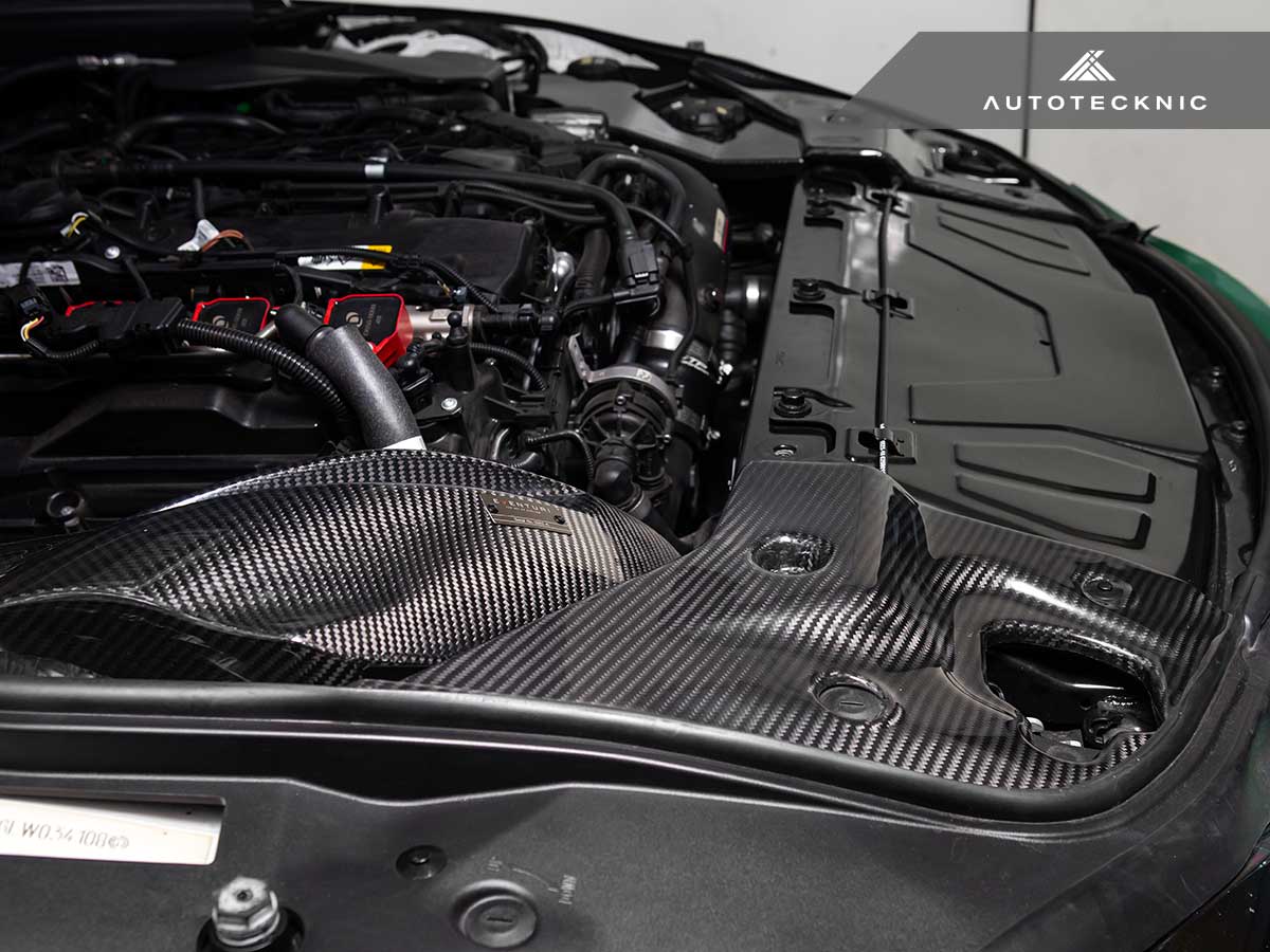 AutoTecknic Dry Carbon Fiber Engine Bay Trim - A90 Supra-Exterior-Silicon Valley Bimmer