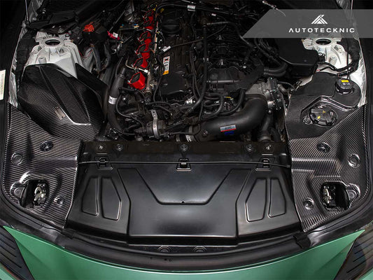 AutoTecknic Dry Carbon Fiber Engine Bay Trim - A90 Supra-Exterior-Silicon Valley Bimmer