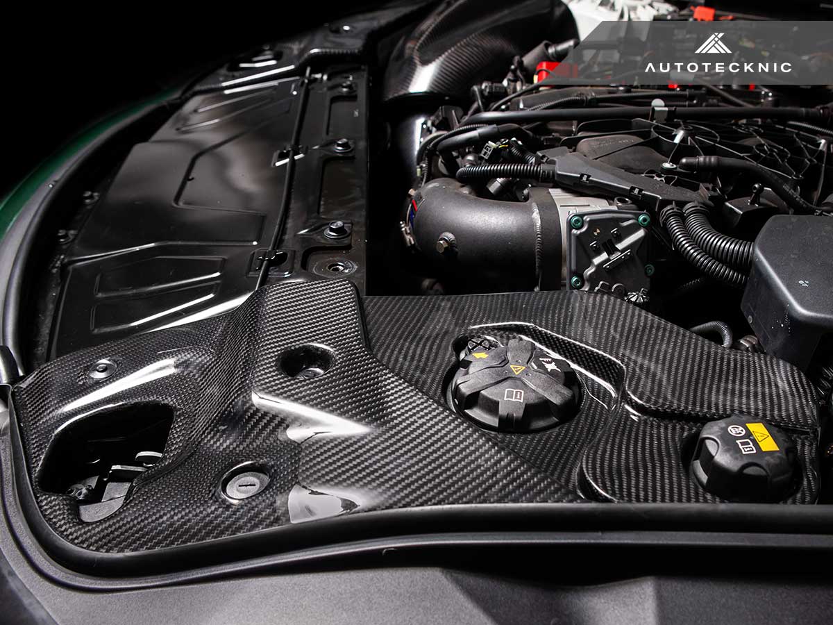AutoTecknic Dry Carbon Fiber Engine Bay Trim - A90 Supra-Exterior-Silicon Valley Bimmer