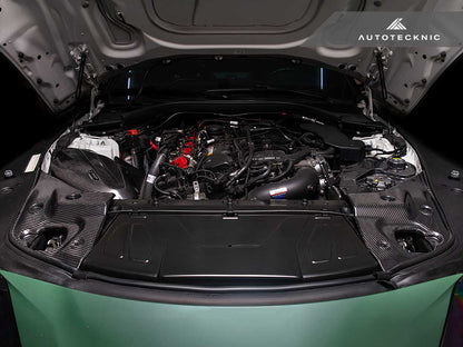 AutoTecknic Dry Carbon Fiber Engine Bay Trim - A90 Supra-Exterior-Silicon Valley Bimmer