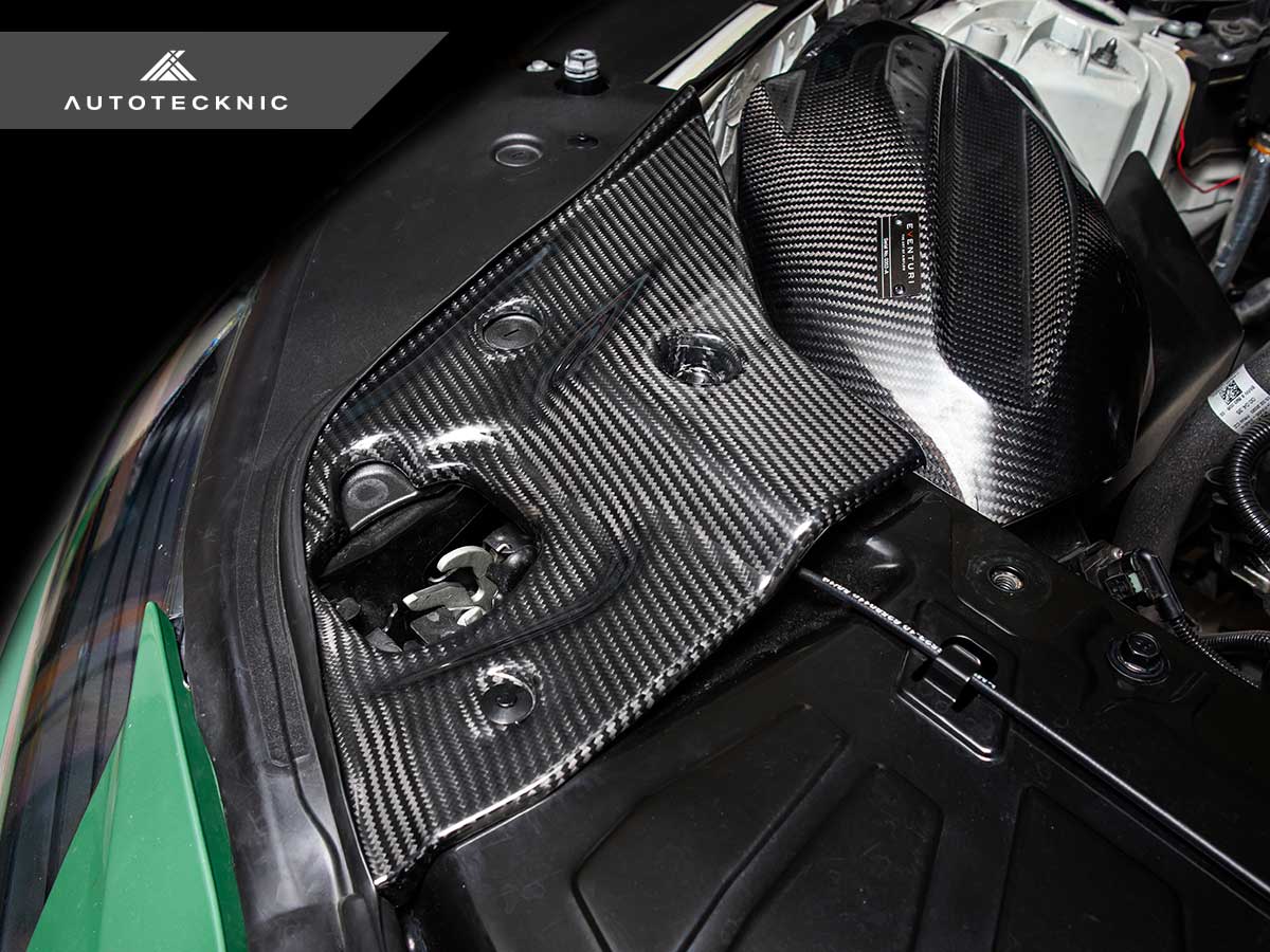 AutoTecknic Dry Carbon Fiber Engine Bay Trim - A90 Supra-Exterior-Silicon Valley Bimmer