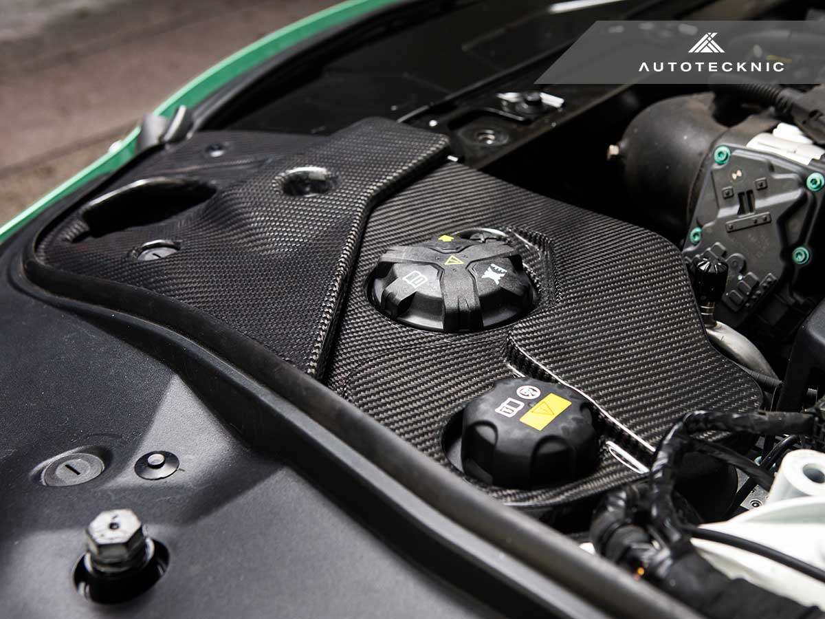 AutoTecknic Dry Carbon Fiber Engine Bay Trim - A90 Supra-Exterior-Silicon Valley Bimmer