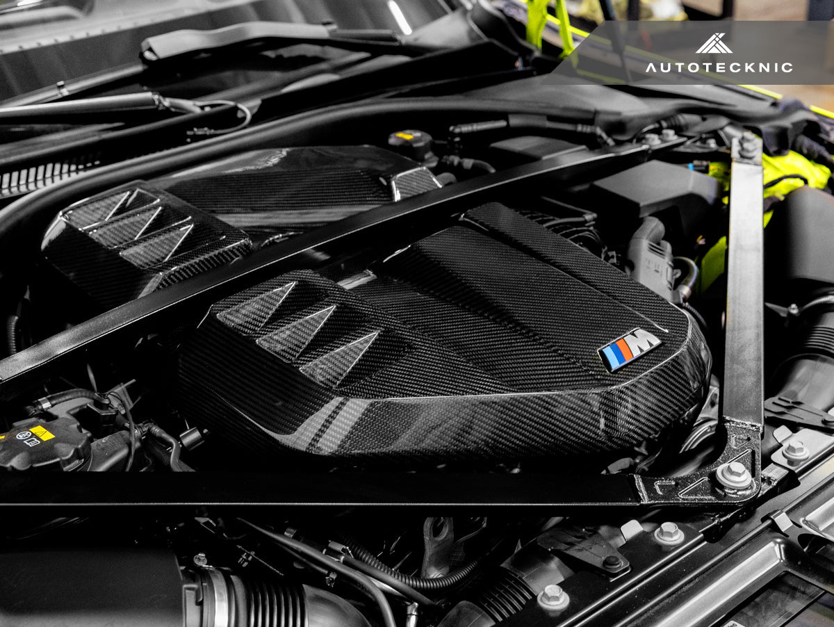 AutoTecknic Dry Carbon Fiber Engine Cover - G87 M2-Exterior-Silicon Valley Bimmer