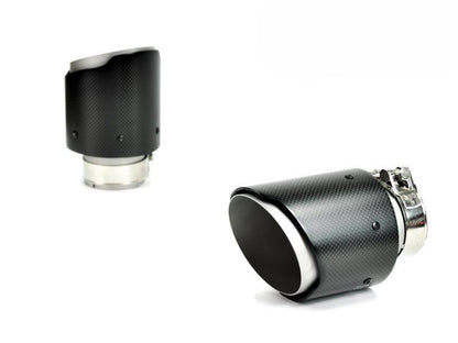 AutoTecknic Dry Carbon Fiber Exhaust Tip-Exhaust-Silicon Valley Bimmer