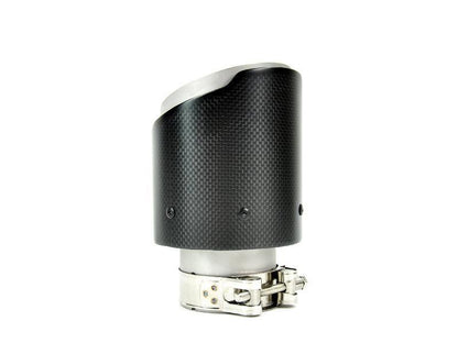 AutoTecknic Dry Carbon Fiber Exhaust Tip-Exhaust-Silicon Valley Bimmer