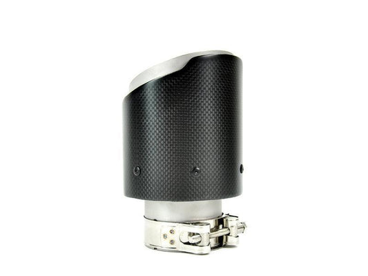 AutoTecknic Dry Carbon Fiber Exhaust Tip-Exhaust-Silicon Valley Bimmer