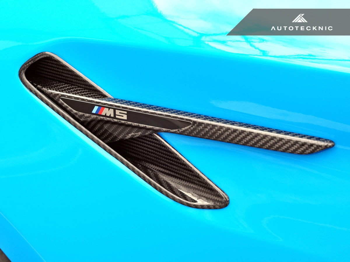 AutoTecknic Dry Carbon Fiber Fender Pocket Set - F90 M5 | M5 Competition-Exterior-Silicon Valley Bimmer