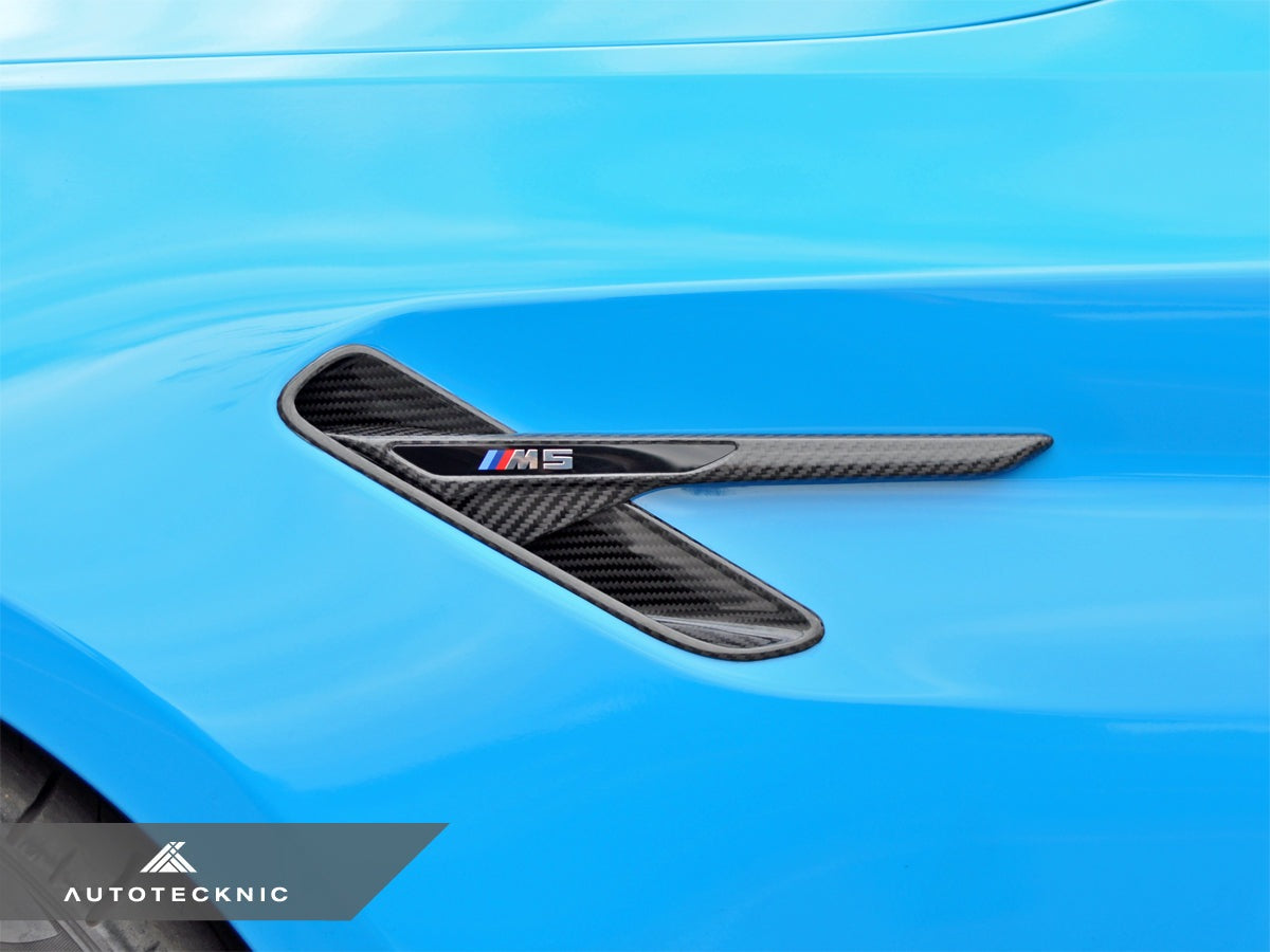 AutoTecknic Dry Carbon Fiber Fender Pocket Set - F90 M5 | M5 Competition-Exterior-Silicon Valley Bimmer