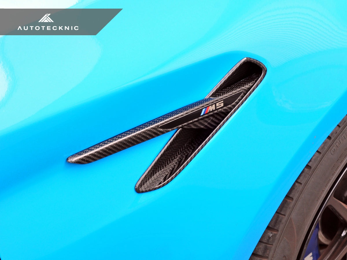 AutoTecknic Dry Carbon Fiber Fender Pocket Set - F90 M5 | M5 Competition-Exterior-Silicon Valley Bimmer