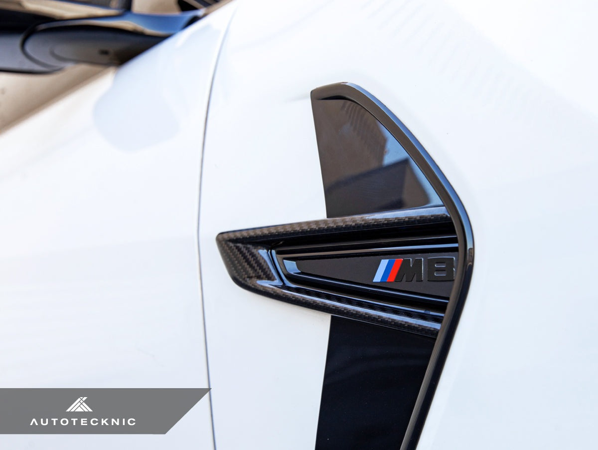 AutoTecknic Dry Carbon Fiber Fender Trim - F9X M8-Exterior-Silicon Valley Bimmer
