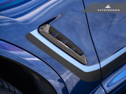 AutoTecknic Dry Carbon Fiber Fender Trim - G01 X3 | G02 X4-Exterior-Silicon Valley Bimmer