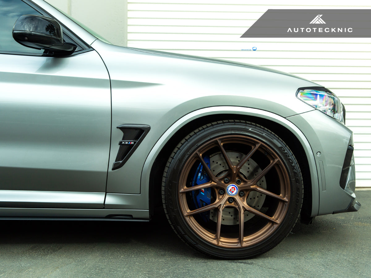 AutoTecknic Dry Carbon Fiber Fender Trim Set - F97 X3M | F98 X4M | G01 X3 | G02 X4-Exterior-Silicon Valley Bimmer