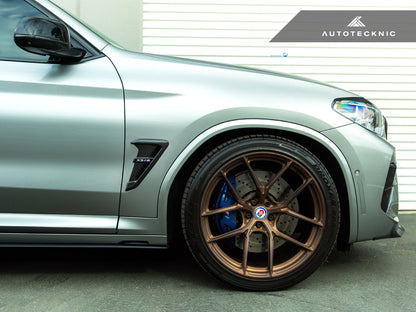 AutoTecknic Dry Carbon Fiber Fender Trim Set - F97 X3M | F98 X4M | G01 X3 | G02 X4-Exterior-Silicon Valley Bimmer
