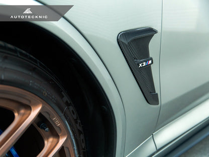 AutoTecknic Dry Carbon Fiber Fender Trim Set - F97 X3M | F98 X4M | G01 X3 | G02 X4-Exterior-Silicon Valley Bimmer