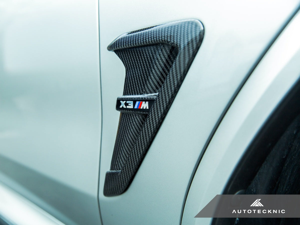 AutoTecknic Dry Carbon Fiber Fender Trim Set - F97 X3M | F98 X4M | G01 X3 | G02 X4-Exterior-Silicon Valley Bimmer