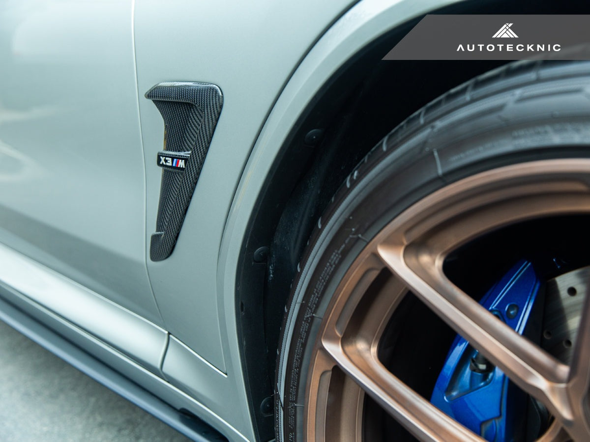 AutoTecknic Dry Carbon Fiber Fender Trim Set - F97 X3M | F98 X4M | G01 X3 | G02 X4-Exterior-Silicon Valley Bimmer