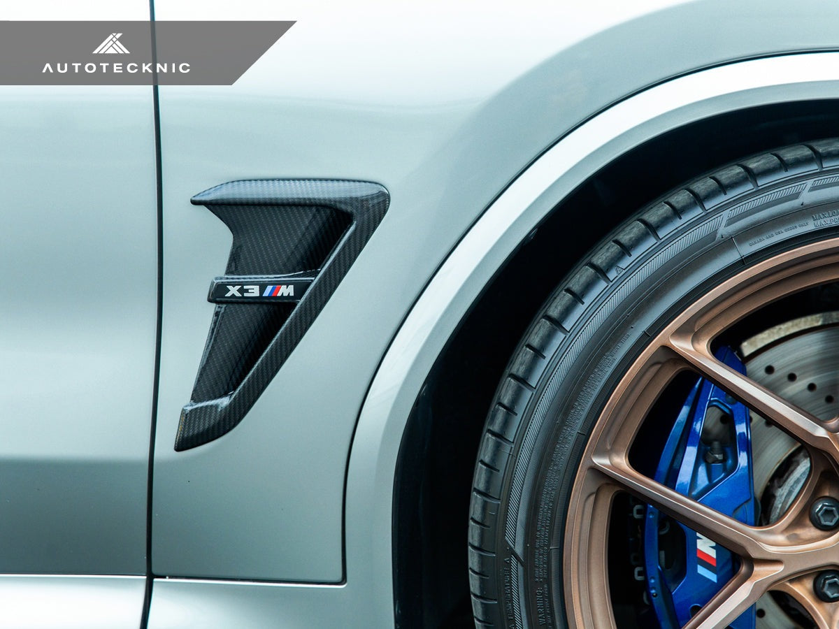 AutoTecknic Dry Carbon Fiber Fender Trim Set - F97 X3M | F98 X4M | G01 X3 | G02 X4-Exterior-Silicon Valley Bimmer