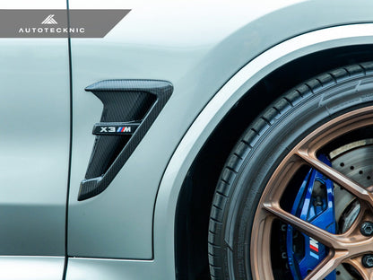 AutoTecknic Dry Carbon Fiber Fender Trim Set - F97 X3M | F98 X4M | G01 X3 | G02 X4-Exterior-Silicon Valley Bimmer