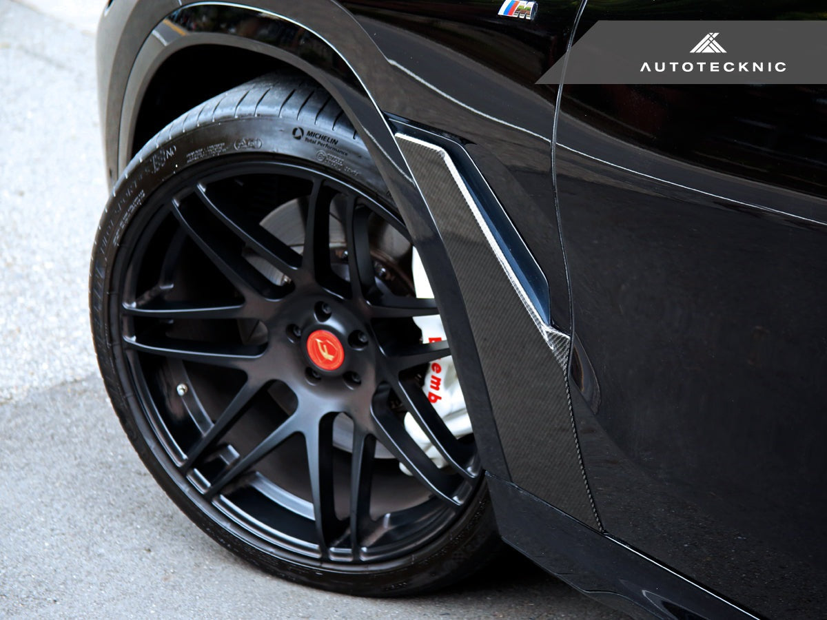 AutoTecknic Dry Carbon Fiber Fender Trim Set - G06 X6-Exterior-Silicon Valley Bimmer