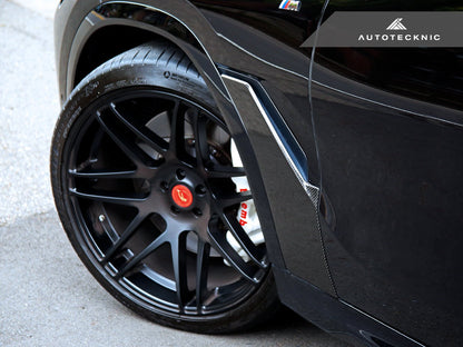 AutoTecknic Dry Carbon Fiber Fender Trim Set - G06 X6-Exterior-Silicon Valley Bimmer