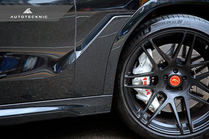 AutoTecknic Dry Carbon Fiber Fender Trim Set - G06 X6-Exterior-Silicon Valley Bimmer