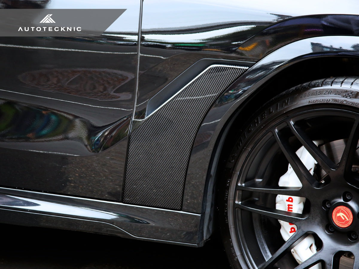 AutoTecknic Dry Carbon Fiber Fender Trim Set - G06 X6-Exterior-Silicon Valley Bimmer