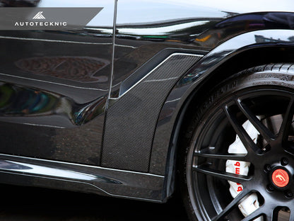 AutoTecknic Dry Carbon Fiber Fender Trim Set - G06 X6-Exterior-Silicon Valley Bimmer