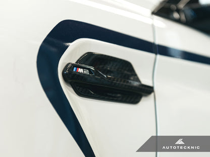 AutoTecknic Dry Carbon Fiber Fender Trims - F87 M2-Exterior-Silicon Valley Bimmer