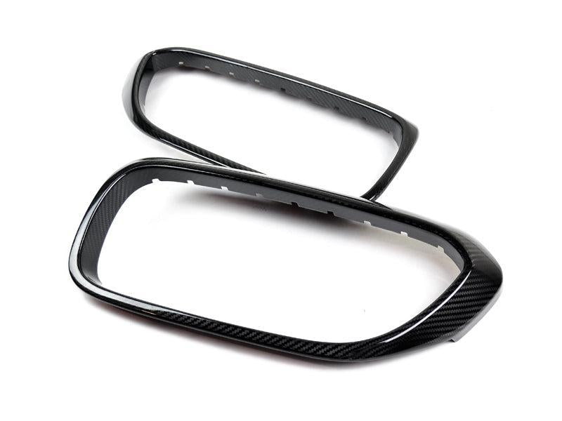 AutoTecknic Dry Carbon Fiber Front Grille Covers - G30 5-Series-Exterior-Silicon Valley Bimmer