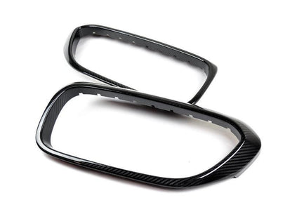 AutoTecknic Dry Carbon Fiber Front Grille Covers - G30 5-Series-Exterior-Silicon Valley Bimmer
