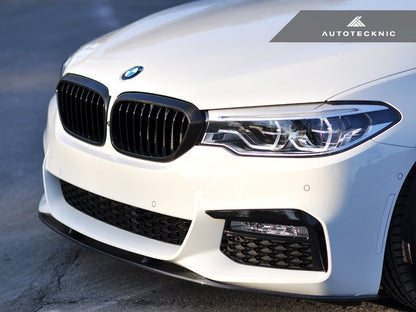 AutoTecknic Dry Carbon Fiber Front Grille Covers - G30 5-Series-Exterior-Silicon Valley Bimmer