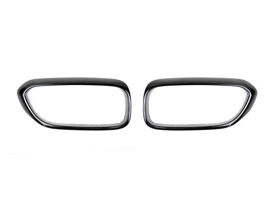 AutoTecknic Dry Carbon Fiber Front Grille Covers - G30 5-Series-Exterior-Silicon Valley Bimmer