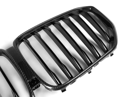 AutoTecknic Dry Carbon Fiber Front Grille - G05 X5 Pre-LCI-Exterior-Silicon Valley Bimmer