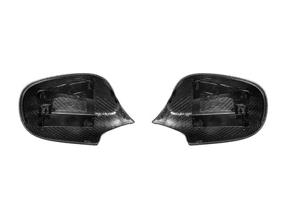 AutoTecknic Dry Carbon Fiber Mirror Cap Set - E82 1-Series LCI-Exterior-Silicon Valley Bimmer