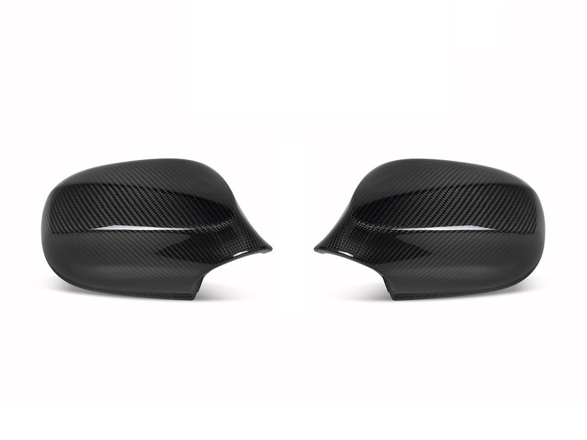 AutoTecknic Dry Carbon Fiber Mirror Cap Set - E90 3-Series Sedan LCI-Exterior-Silicon Valley Bimmer