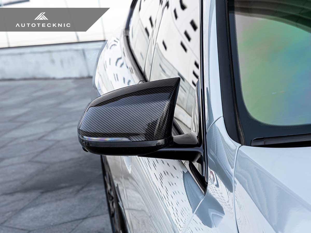 AutoTecknic Dry Carbon Fiber Mirror Cap Set - F74 M235 xDrive Gran Coupe-Mirror Caps-Silicon Valley Bimmer