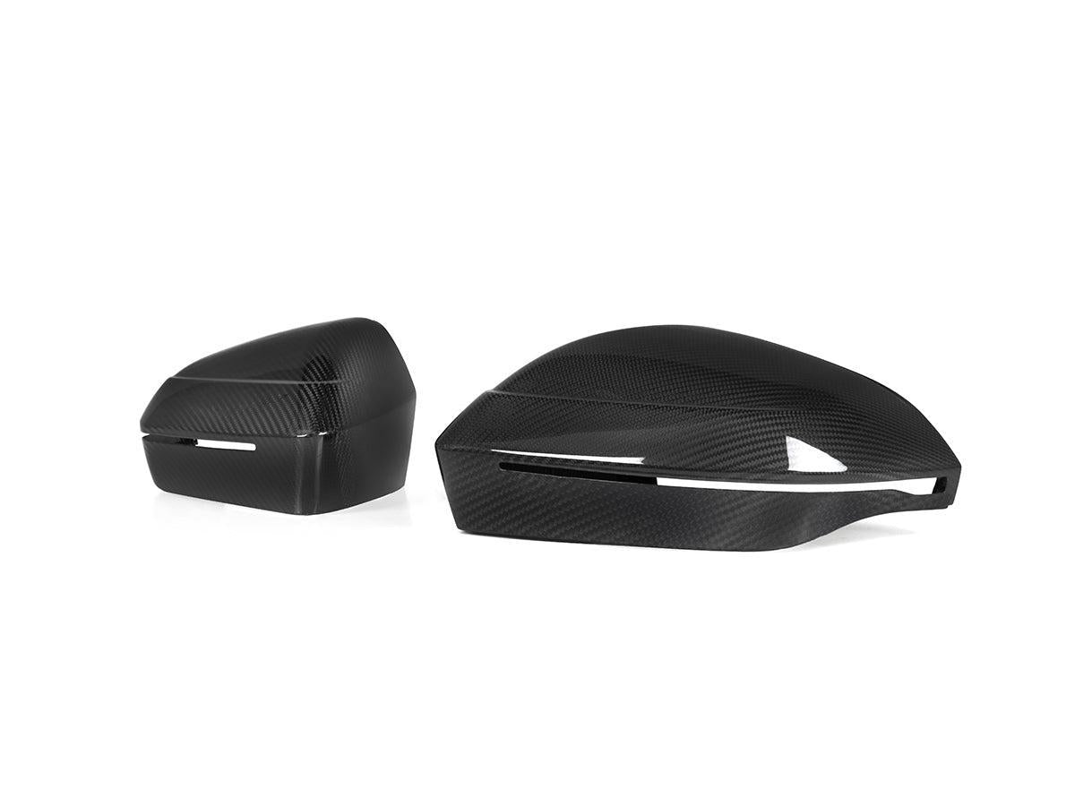 AutoTecknic Dry Carbon Fiber Mirror Cap Set - G45 X3-Exterior-Silicon Valley Bimmer