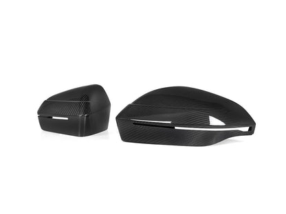 AutoTecknic Dry Carbon Fiber Mirror Cap Set - G45 X3-Exterior-Silicon Valley Bimmer