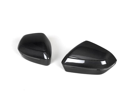 AutoTecknic Dry Carbon Fiber Mirror Cap Set - G45 X3-Exterior-Silicon Valley Bimmer