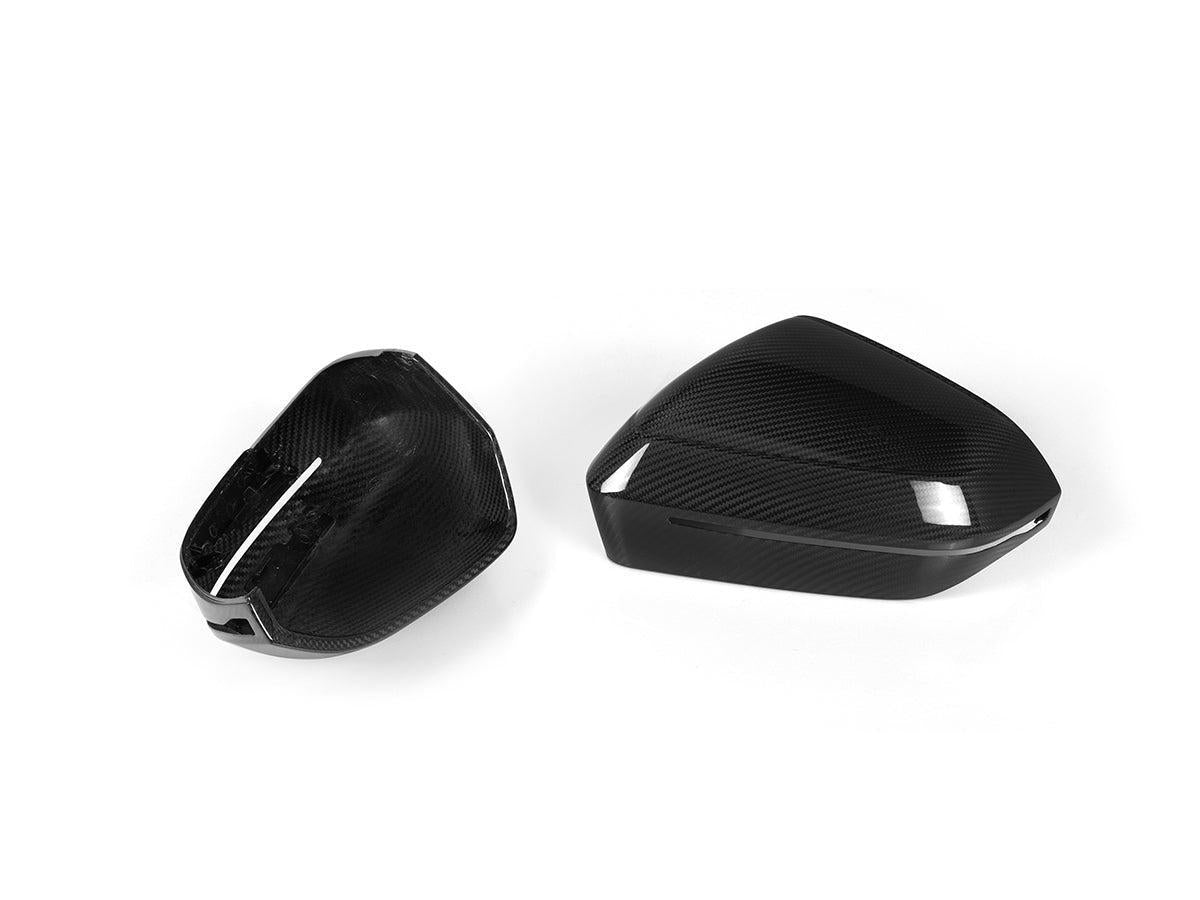 AutoTecknic Dry Carbon Fiber Mirror Cap Set - G45 X3-Exterior-Silicon Valley Bimmer