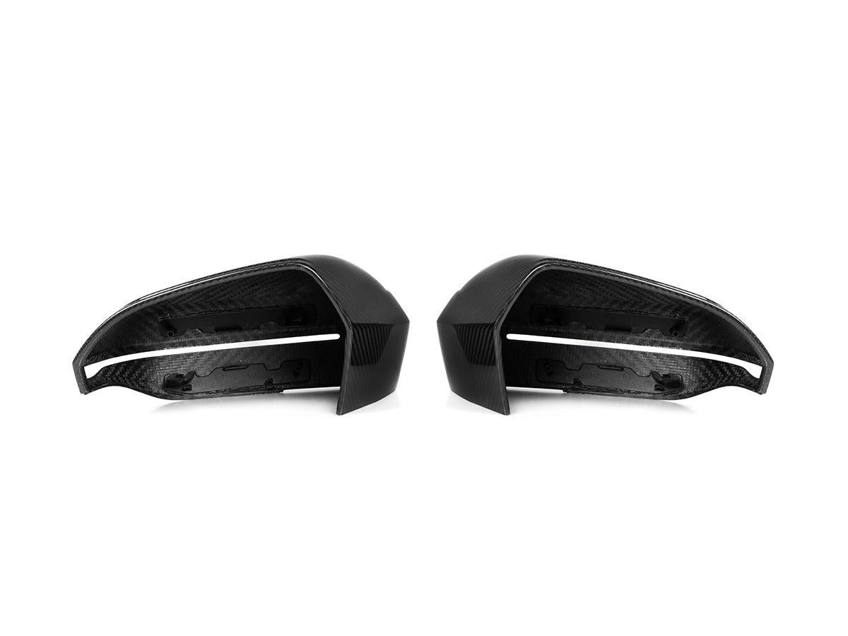 AutoTecknic Dry Carbon Fiber Mirror Cap Set - G45 X3-Exterior-Silicon Valley Bimmer
