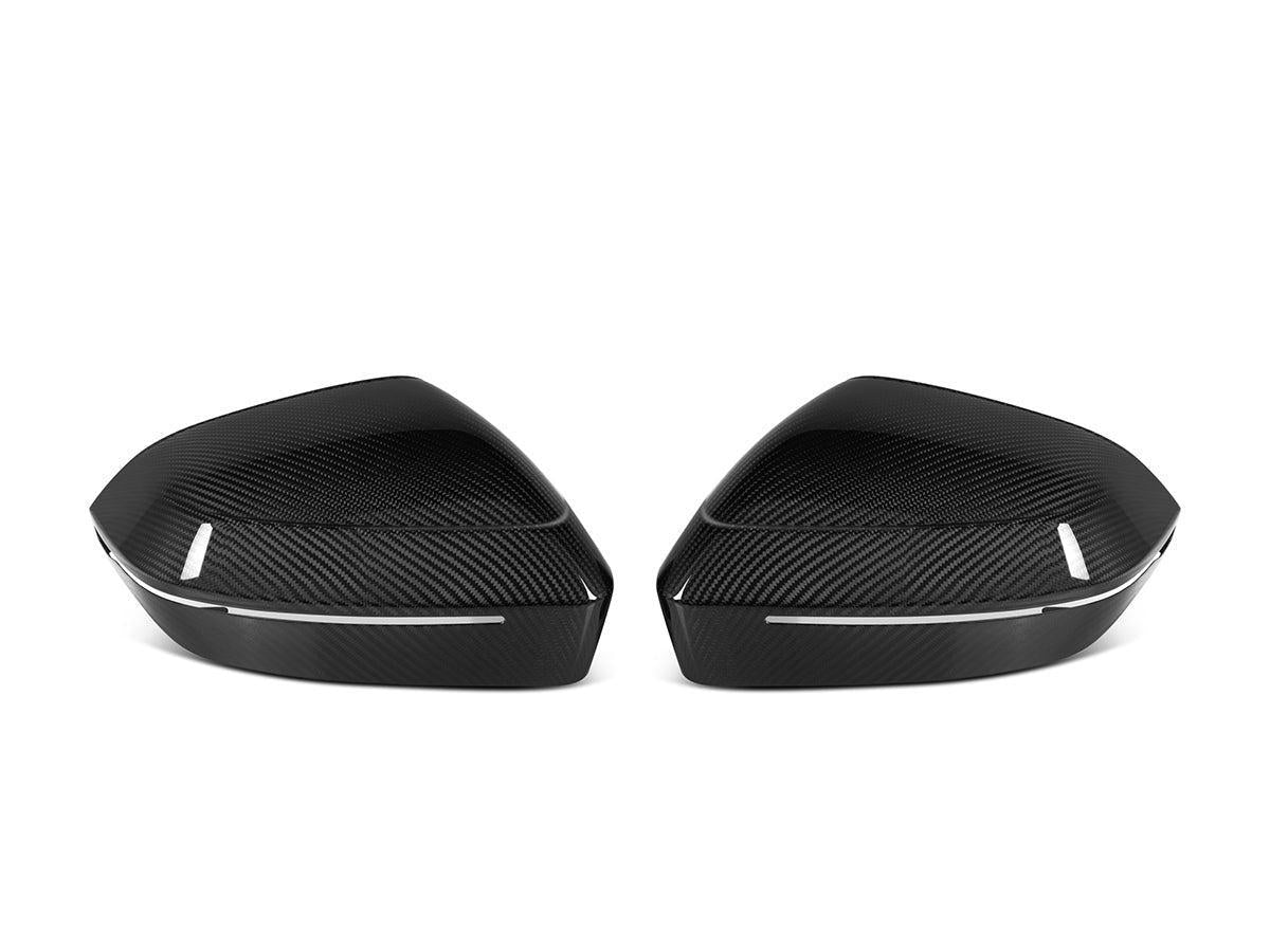 AutoTecknic Dry Carbon Fiber Mirror Cap Set - G45 X3-Exterior-Silicon Valley Bimmer