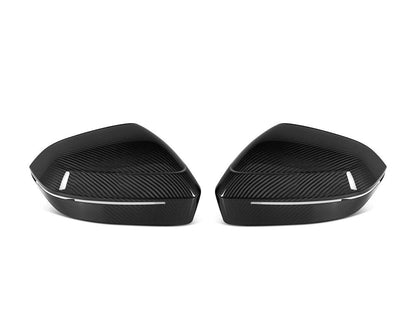 AutoTecknic Dry Carbon Fiber Mirror Cap Set - G45 X3-Exterior-Silicon Valley Bimmer