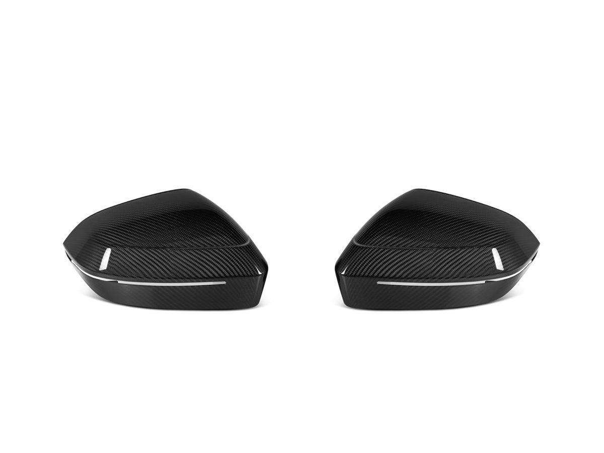 AutoTecknic Dry Carbon Fiber Mirror Cap Set - G45 X3-Exterior-Silicon Valley Bimmer
